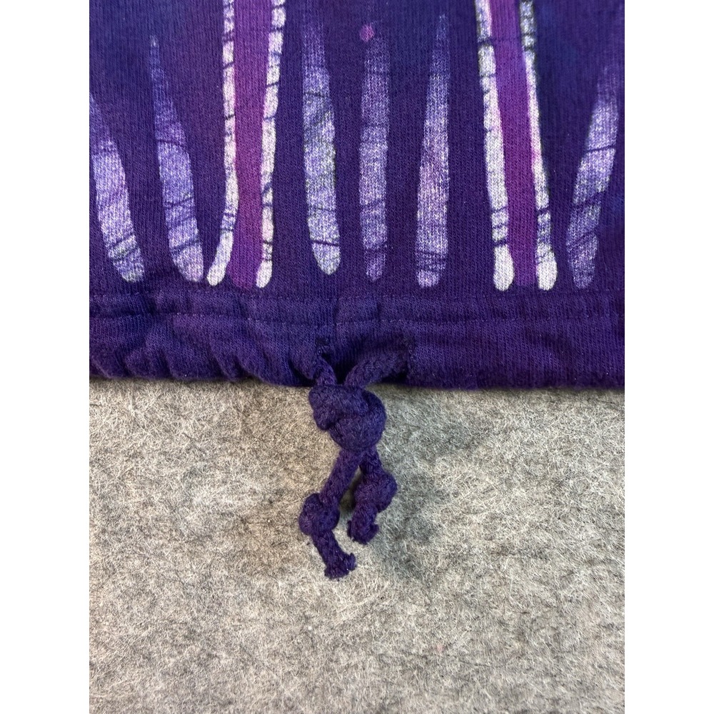 Crebe Batik‎ Hand Dyed Moose Sweatshirt  Pullover Small USA Made Purple Blue S - Picture 5 of 9